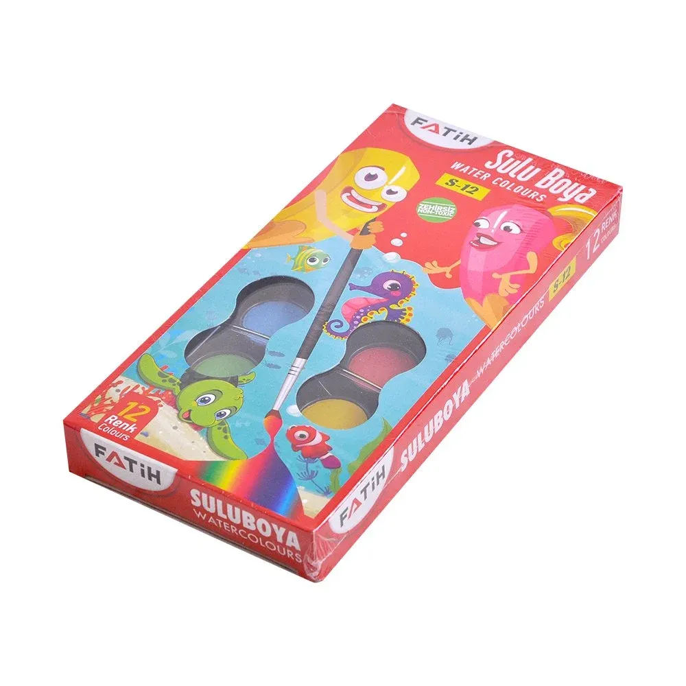 FATİH SULU BOYA 12 RENK