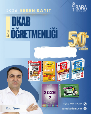 2026 DKAB ÖABT ONLINE PAKETİ KİTAPLARI (SADECE RESİMDEKİ KİTAPLAR !)