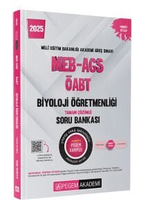 2025 MEB-AGS- Biyoloji Öğretmenliği Tamamı Çözümlü Soru Bankası