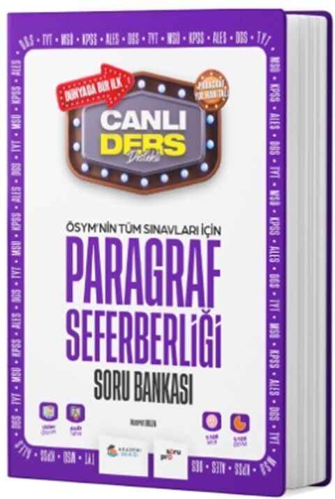 PARAGRAF SEFERLBERLİĞİ SORU BANKASDI