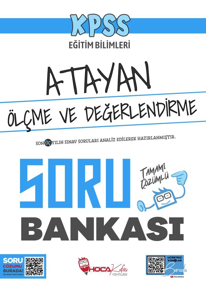 KPSS ATAYAN ÖLÇME VE DEĞERLENDİRME SORU BANKASI