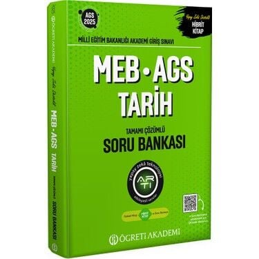 ÖĞRETİ AKADEMİ 2025 MEB-AGS Tarih Tamamı Çözümlü Soru Bankası