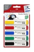 FABER CASTELL TEXTİLE MARKER 5'Lİ