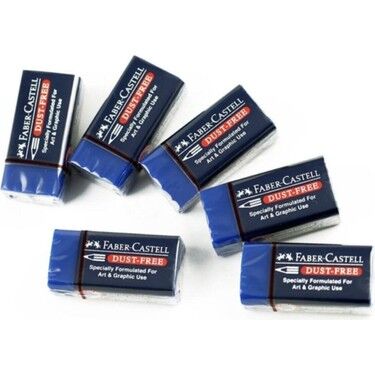 FABER CASTELL DUST EXAM ERASER SINAV SİLGİSİ MAVİ