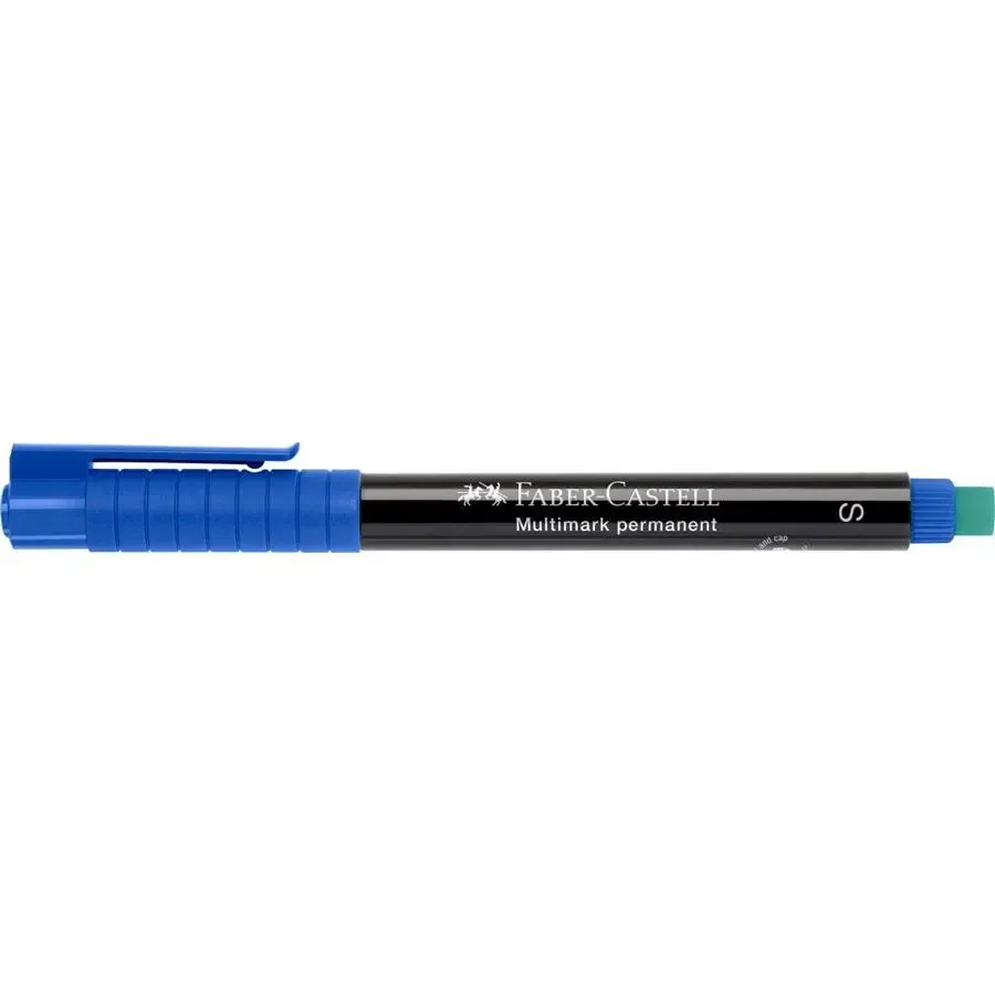 FABER CASTELL MULTİMARK PERMANENT MARKER KALEM MAVİ