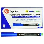FİXPOİNT MULTIMARK PERMANENT MARKER KALEM MAVİ
