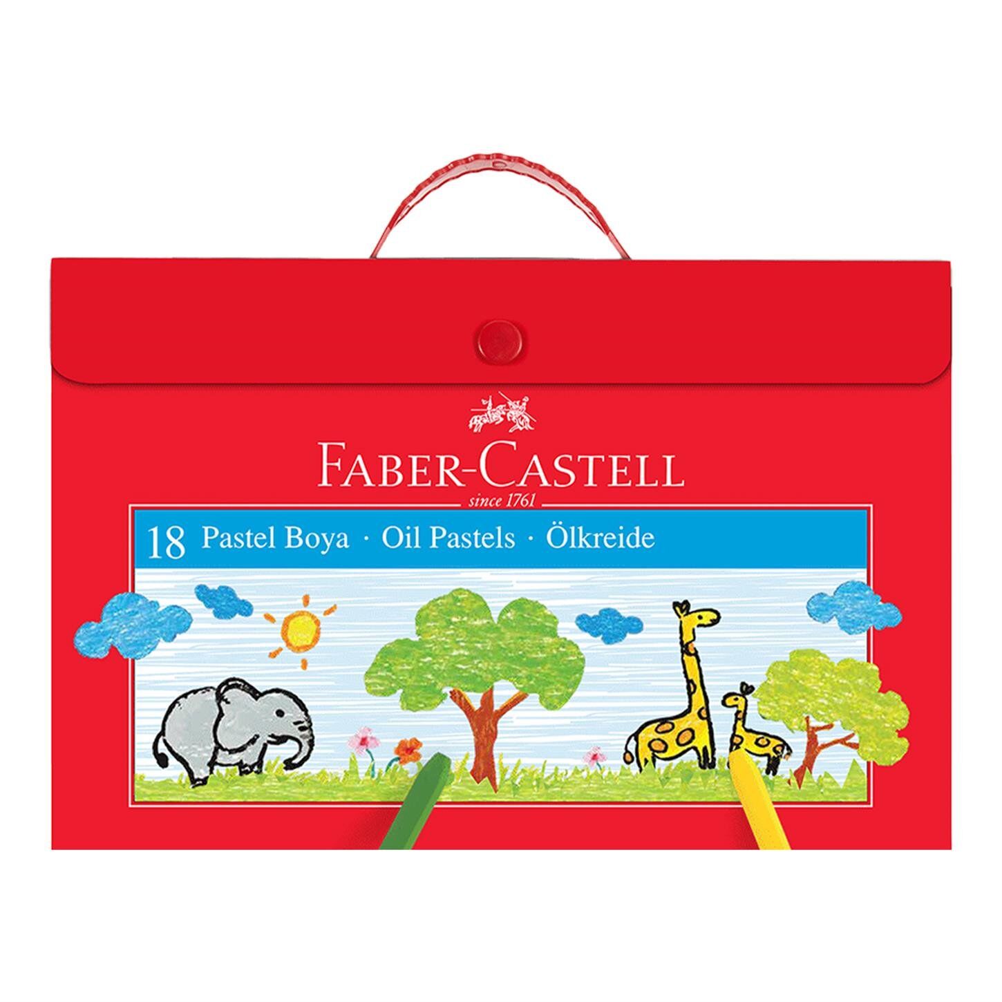 FABER CASTELL 18Lİ PASTEL BOYA SETİ