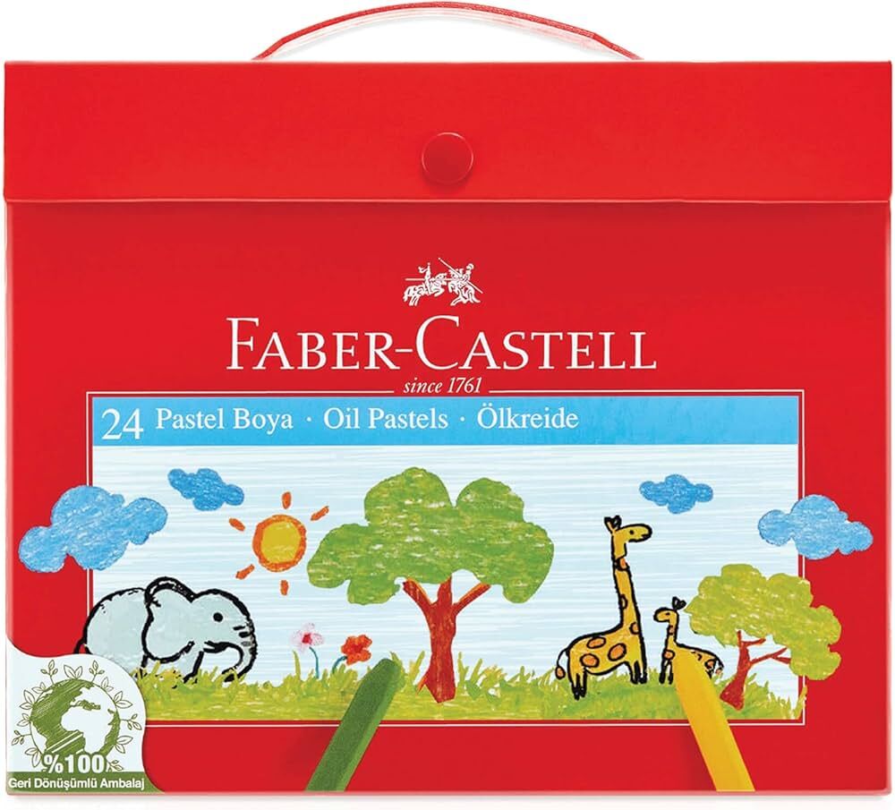 FABER CASTELL 24LÜ PASTEL BOYA SETİ