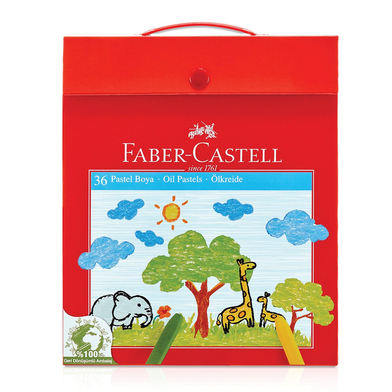 FABER CASTELL 36LI PASTEL BOYA SETİ