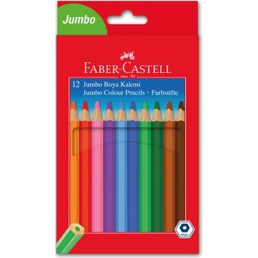 FABER CASTELL 12Lİ JUMBO BOYA KALEMİ
