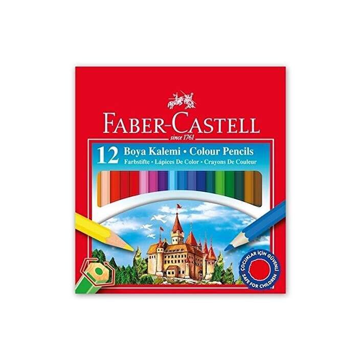 FABER CASTELL 12Lİ BOYA KALEMİ KÜÇÜK BOY