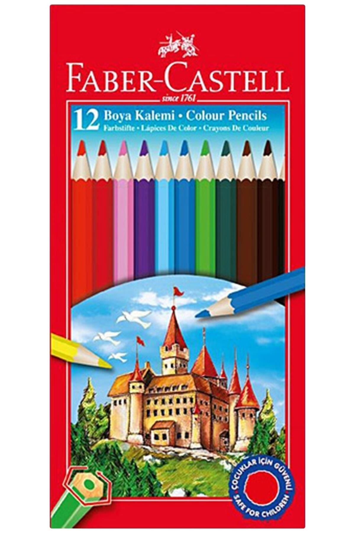 FABER CASTELL 12Lİ BOYA KALEMİ