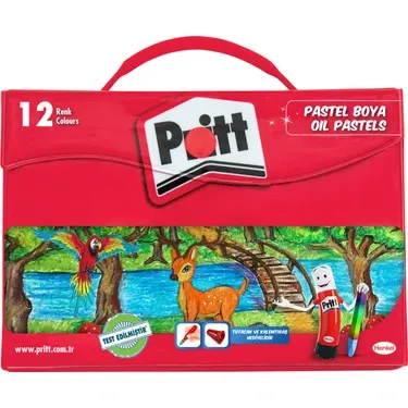 PRİTT 12 Lİ PASTEL BOYA SETİ ÇANTALI