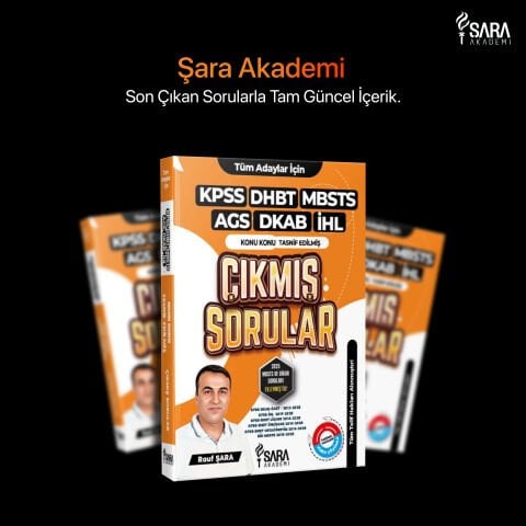 KPSS DHBT MBSTS AGS DKAB İHL Çıkmış Sorular Kitabı | Konu Konu Tasnif Edilmiş Güncel Baskı - Rauf Şara