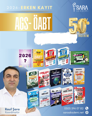 2027 AGS - ÖABT ONLINE PAKETİ KİTAPLARI (SADECE RESİMDEKİ KİTAPLAR !)
