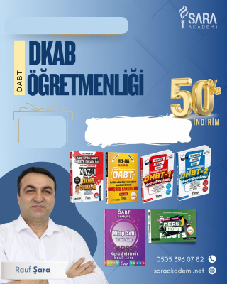 2026 DKAB ÖABT ONLINE PAKETİ KİTAPLARI (SADECE RESİMDEKİ KİTAPLAR !)