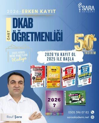 2027 DKAB ÖABT ONLINE PAKETİ KİTAPLARI (SADECE RESİMDEKİ KİTAPLAR !)