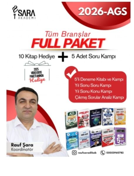 2026 AGS FULL PAKET KİTAPLARI