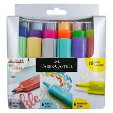Faber-Castell Fosforlu Kalem Özel Set 18Li