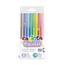 Carioca Pastel Süper Yıkanabilir Keçeli Kalem 8 Renk