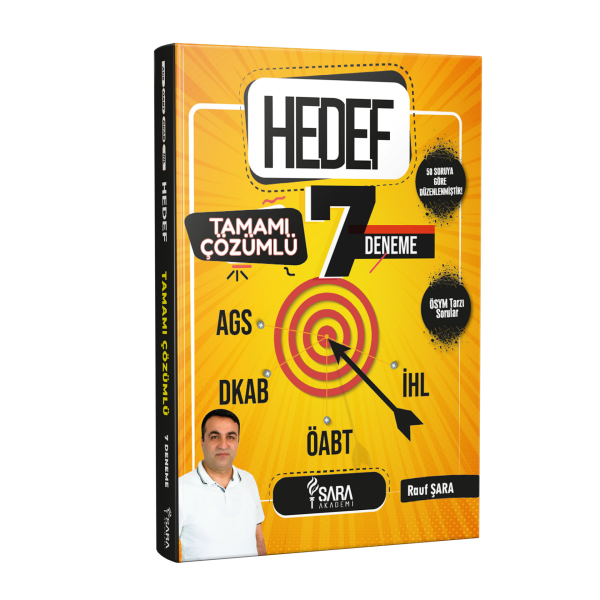 2026 HEDEF 7 Deneme - Tamamı Çözümlü | ÖSYM Tarzı AGS, DKAB, ÖABT, İHL Denemeleri | Şara Akademi - Rauf ŞARA