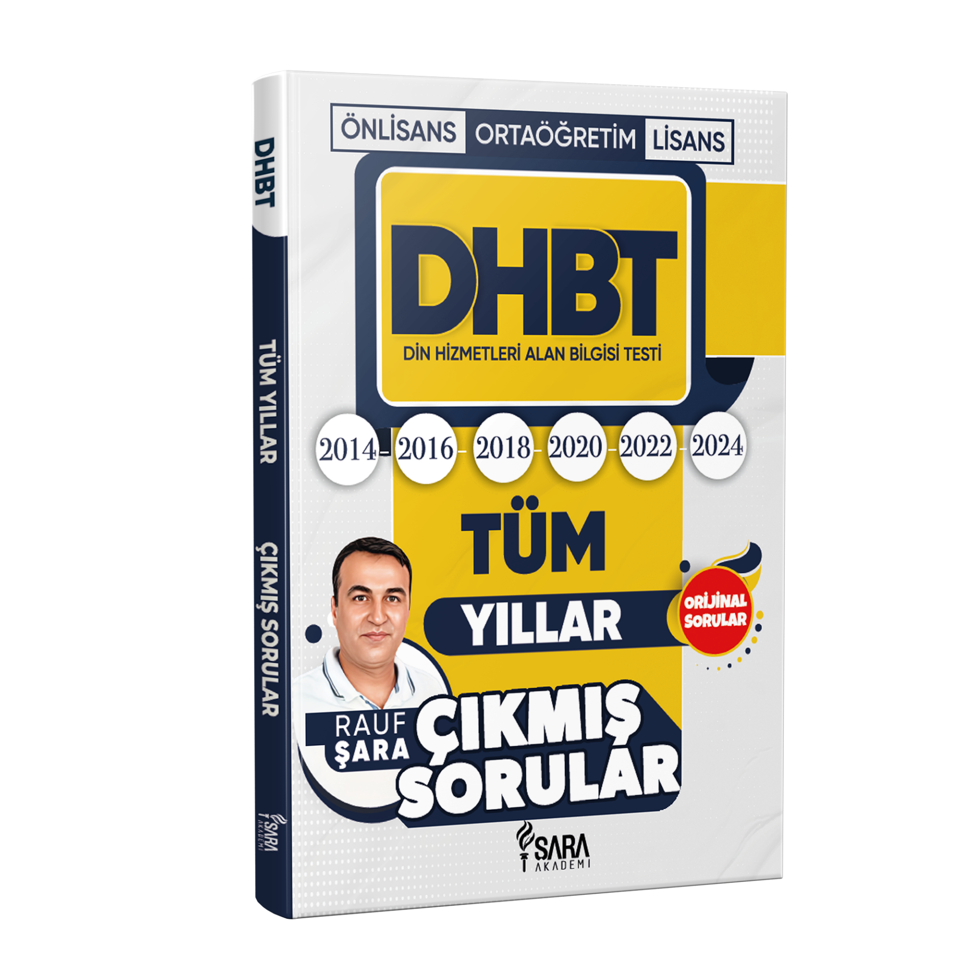 DHBT Din Hizmetleri Bilgisi Testi Tüm Yılların Çıkmış Soruları (2014-2024) - Rauf Şara (Şara Akademi)
