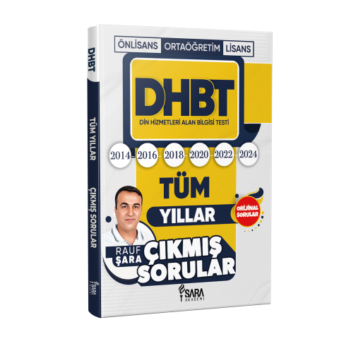 DHBT Tüm Yılların Çıkmış Soruları (2014-2024) - Şara Akademi