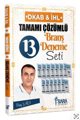 2026 ÖABT MEB-AGS Din Kültürü ve Ahlak Bilgisi Türkiye Geneli 13'lü Branş Deneme Çözümlü - Rauf Şara (Şara Akademi)