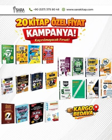 ÖSYM Tarzı 20 Kitap Kampanya Seti (ÖABT - DHBT – MBSTS – DKAB – İHL) Din Kültürü Hazırlık Seti | Şara Akademi
