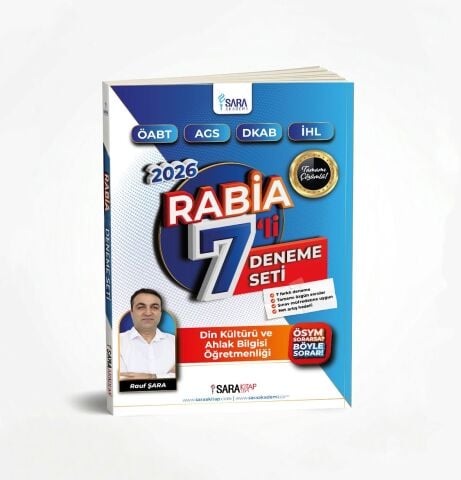 Şara Akademi Rabia 7’li Deneme Seti 2026 | ÖABT – AGS – DKAB – İHL | Tamamı Çözümlü