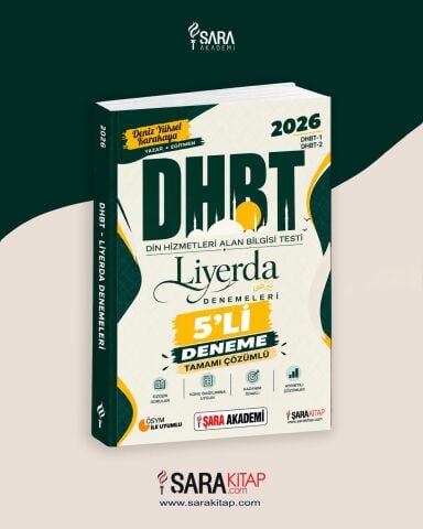 2026 DHBT Liyerda 5’li Deneme Tamamı Çözümlü DHBT-1 ve DHBT-2 | Deniz Yüksel Karakaya - Şara Akademi
