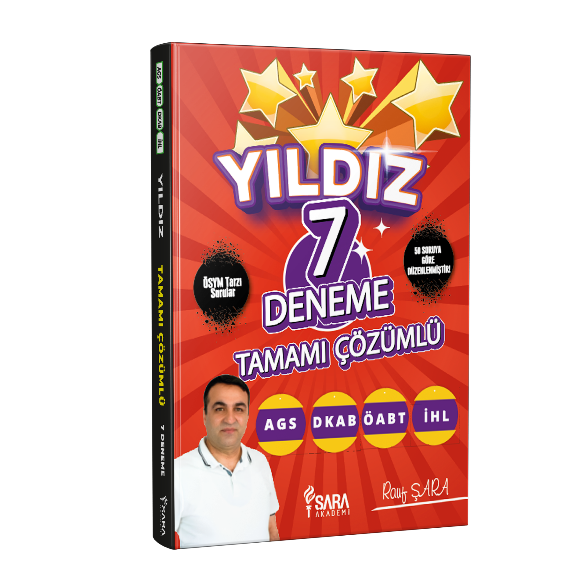 <b>Sadece 90 TL</b> YILDIZ 7 Deneme - Tamamı Çözümlü | ÖSYM Tarzı AGS, DKAB, ÖABT, İHL Denemeleri | Şara Akademi - Rauf ŞARA